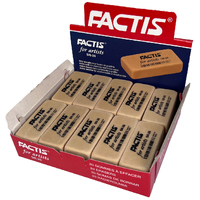 Factis Gum Eraser 2" - Box of 20 (was 136E)                                                            