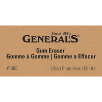 Generals Gum Eraser #136-e - 2"   