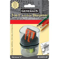 Generals 3-In-1 Sharpener #S-6491-CBP