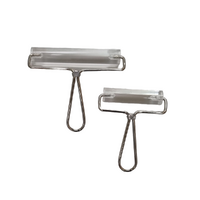 Clear Acrylic Roller With Metal Handle 100mm