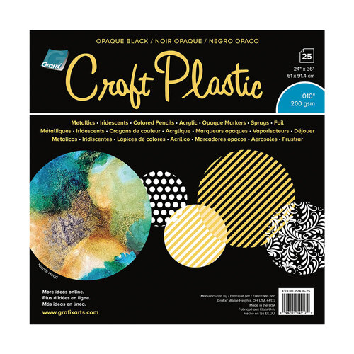 Grafix Craft Plastic Film - Black